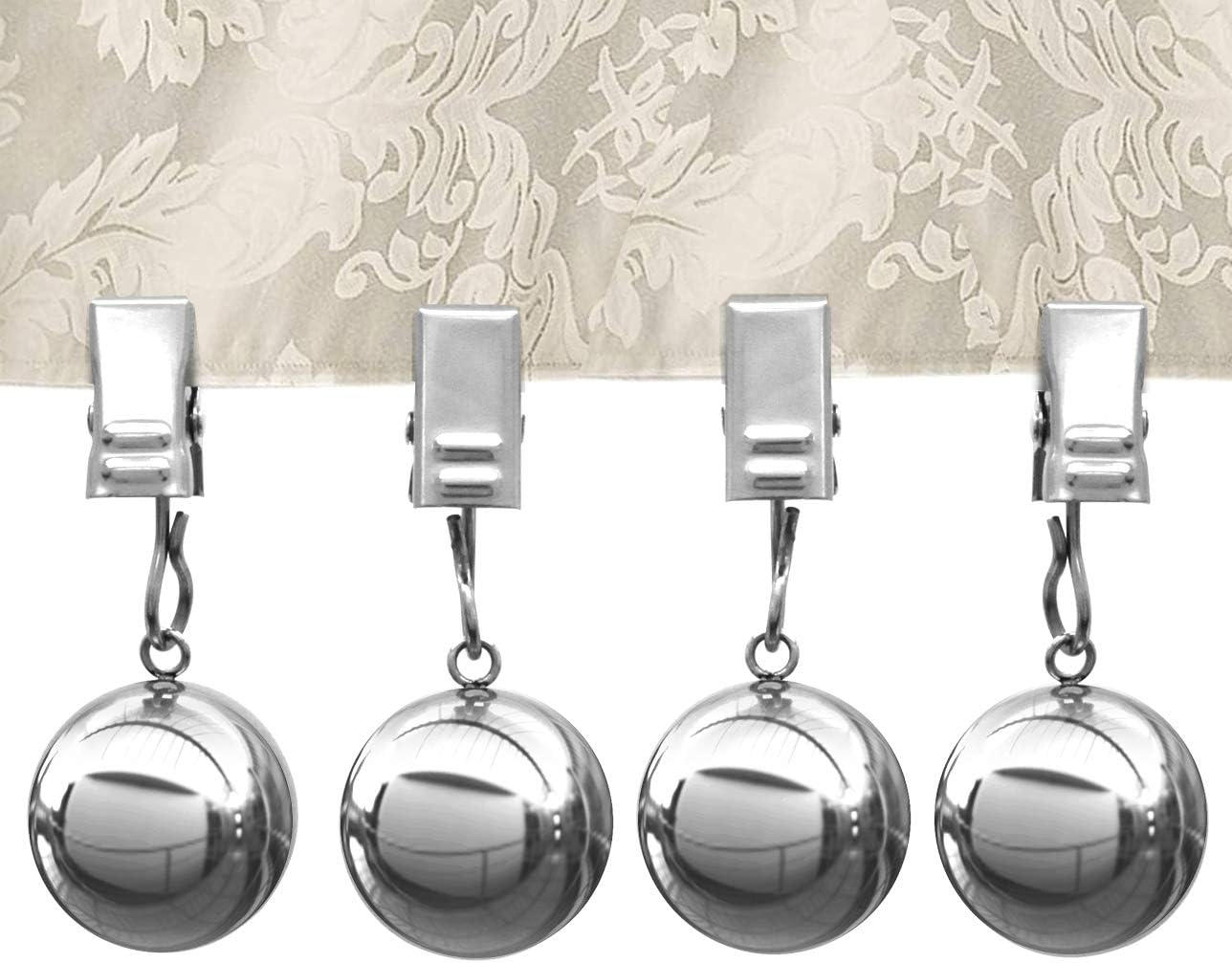 Naisi Tablecloth Weights, 10oz Heavy Premium Tablecloth Clips Added Weights (4 Pack)