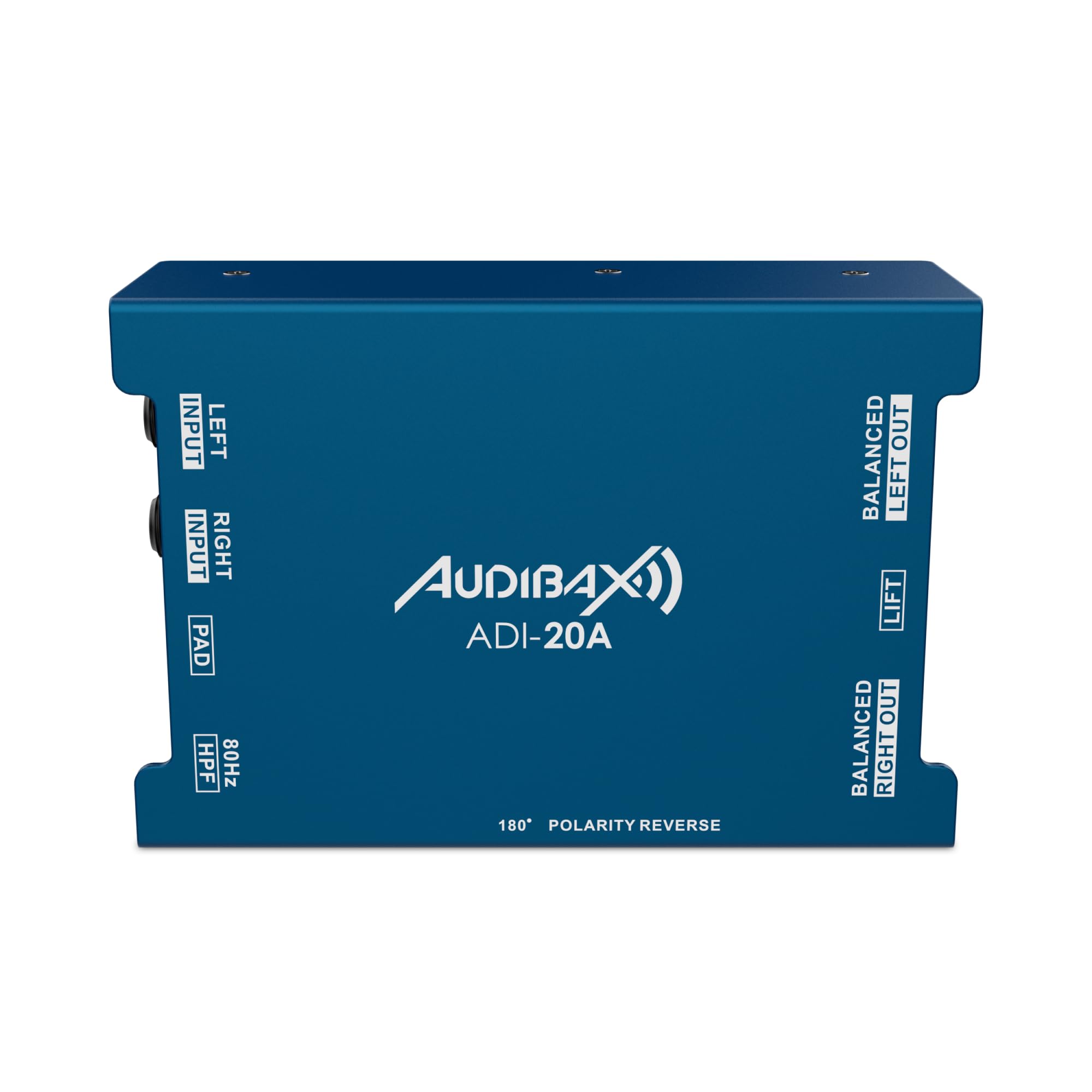 Audibax ADI-20A Caja DI Activa 48V con Alimentación Phantom
