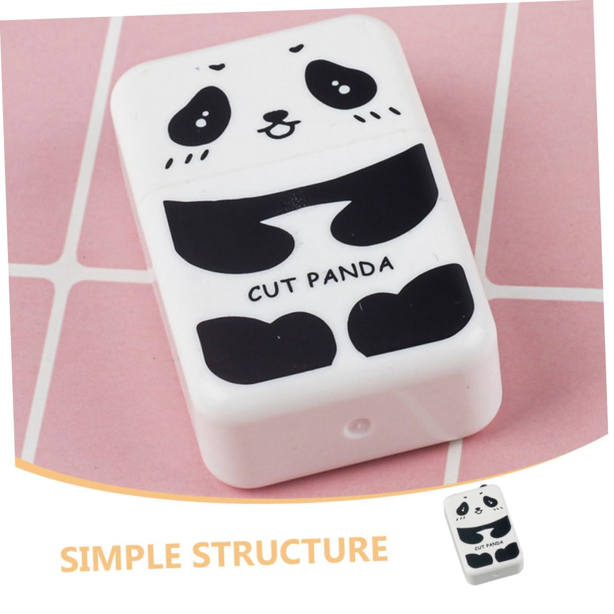 HOMSFOU 5 Sätze Panda Radiergummi Panda Eraser Süße Radiergummis Zeichenkunst-radiergummi Urlaub Briefpapier Schulbriefpapier Radiergummi Für Künstler 10 Stück * 5