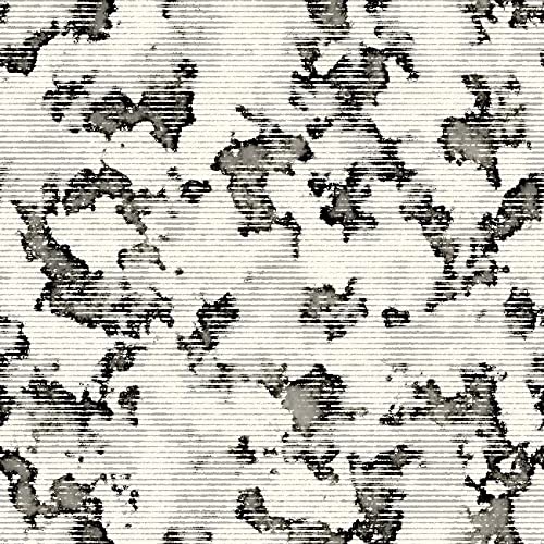 Tapis Imprimé White World multicolore avec traitement de surface antidérapant