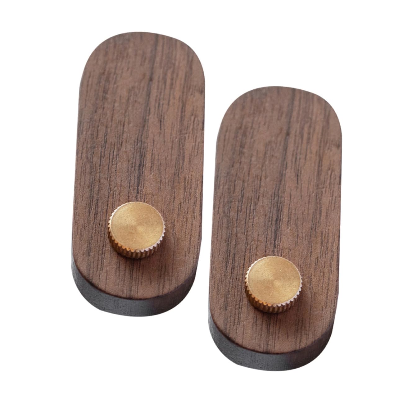 Uonlytech 5 Sätze Preisschild Aus Holz Etikettenhalter Anzeige Stand Klein Verkauf Für Steht Marktschild-clips Etikett Label Counter Top Ständer Tischfotohalter Kaffee Kupfer 2 Stücke * 5