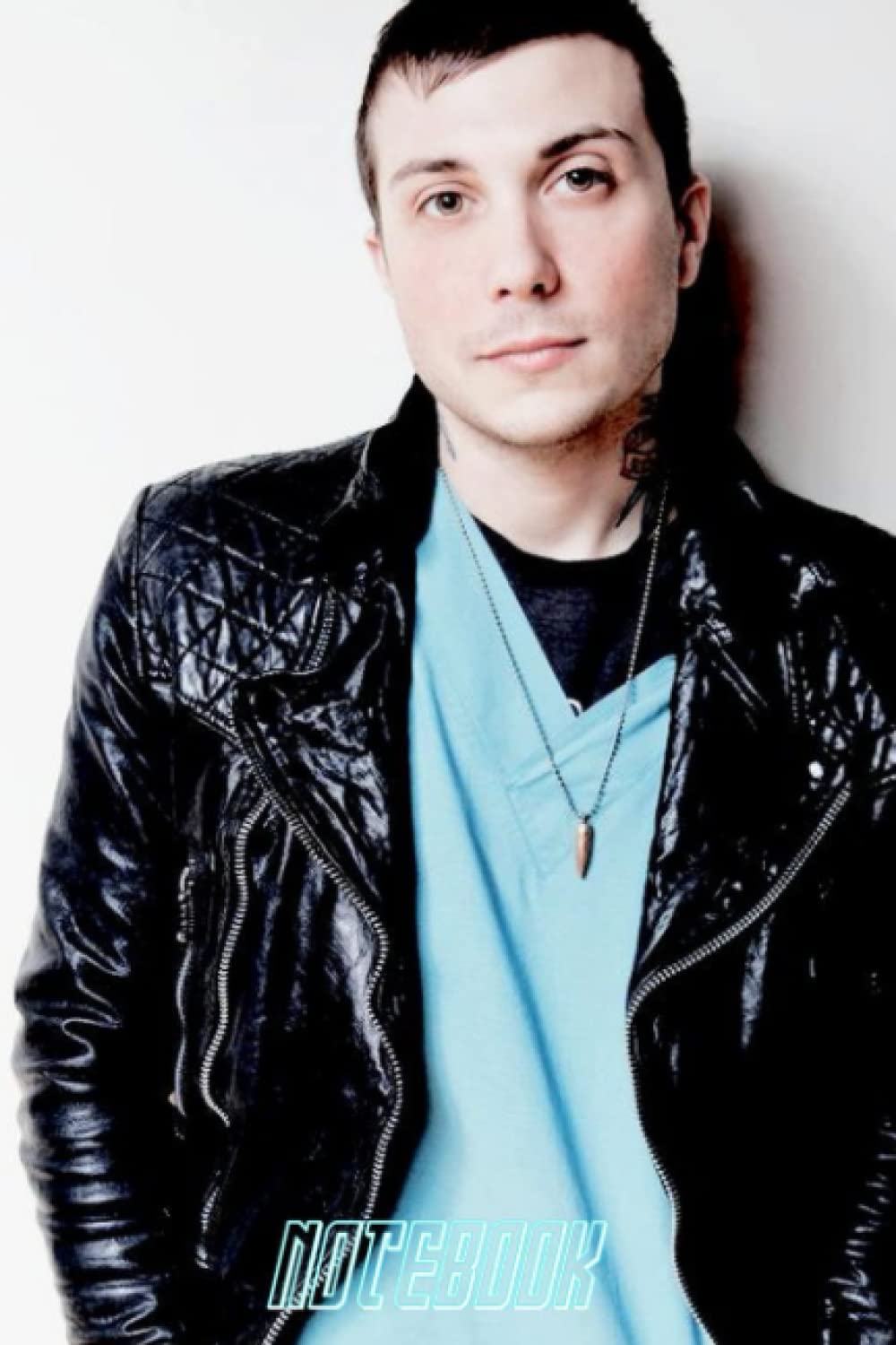 Notebook : Frank Iero Rock Band Notebook Lined Page Gift Book for Writing , School , Home or Work , Thankgiving Notebook for Fans #55