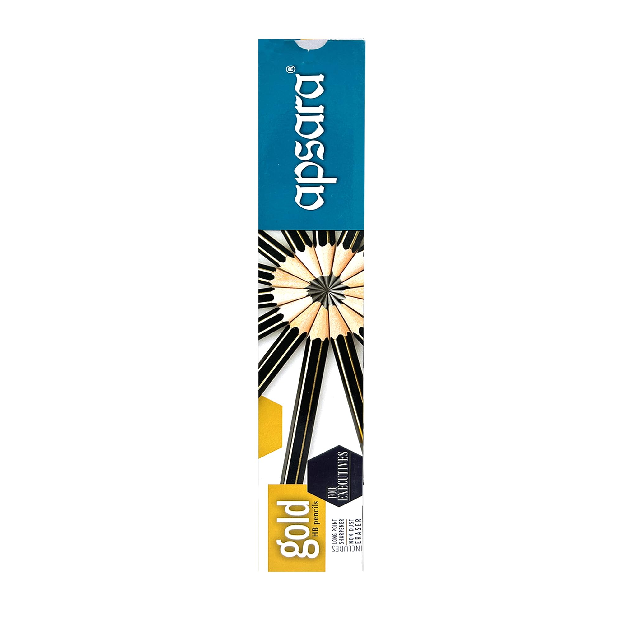 Apsara Gold Pencils - Pack of 10