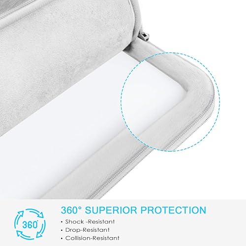 Miniatura 10 de Lacdo Funda protectora de 360 para MacBook Air M4 A3241 2025, M3 A3114, M2 A2941 2024-2023, MacBook Pro A1990 A1707 de 15 pulgadas, bolsa para