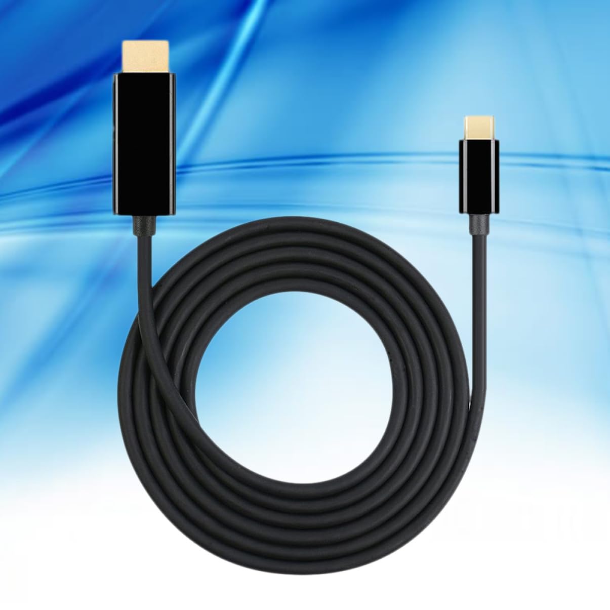 DOITOOL 3 Stück USB Type C zu Adapterkabel für Mobile Geräte Schwarz Hochwertiges USB C Kabel für Externe Hd Vga Geräte Kompatibel mit Monitor Projektor und Tv