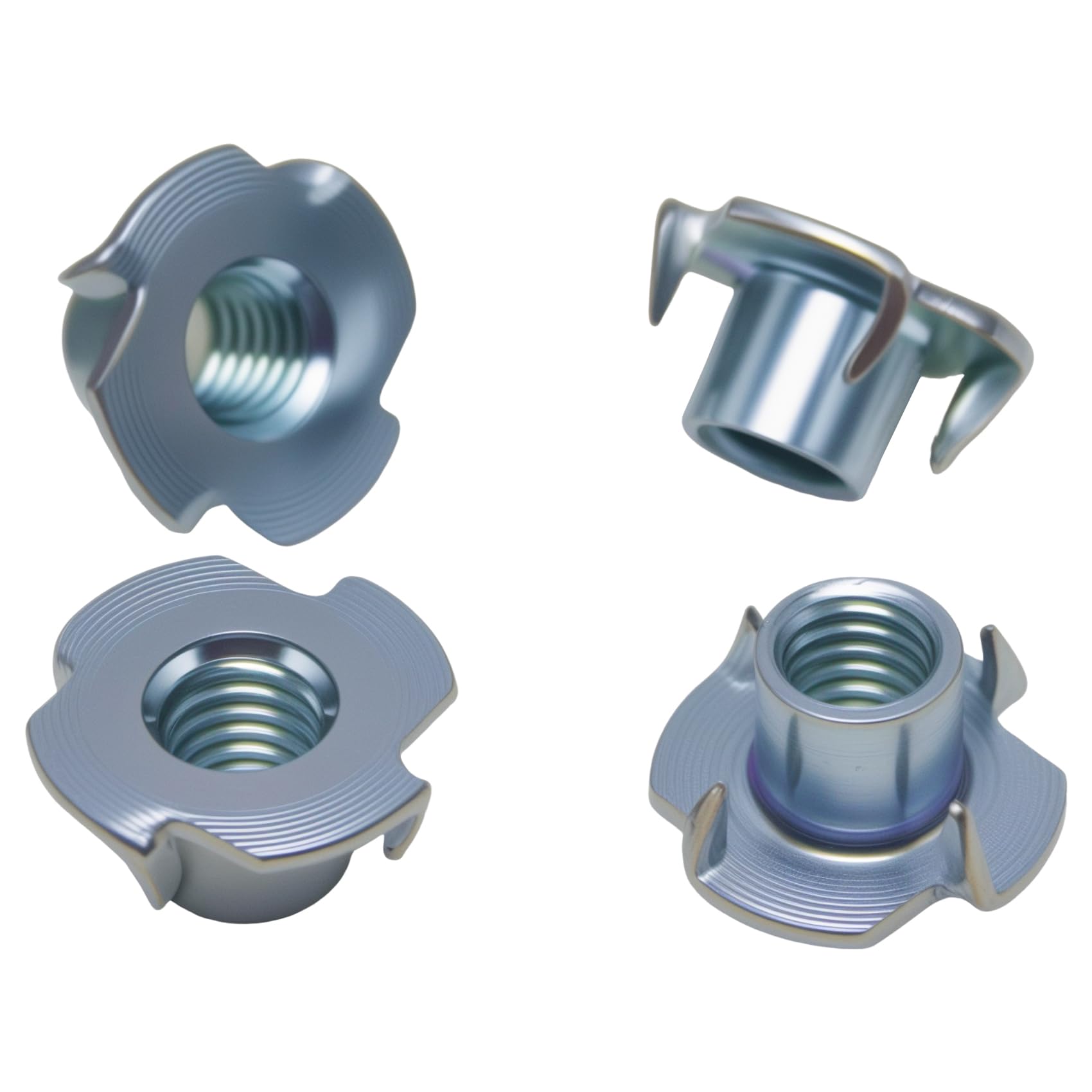 6X M10 Dadi A T Prigionieri Inserto Cieco Per Fissaggio Nel - Foto 9