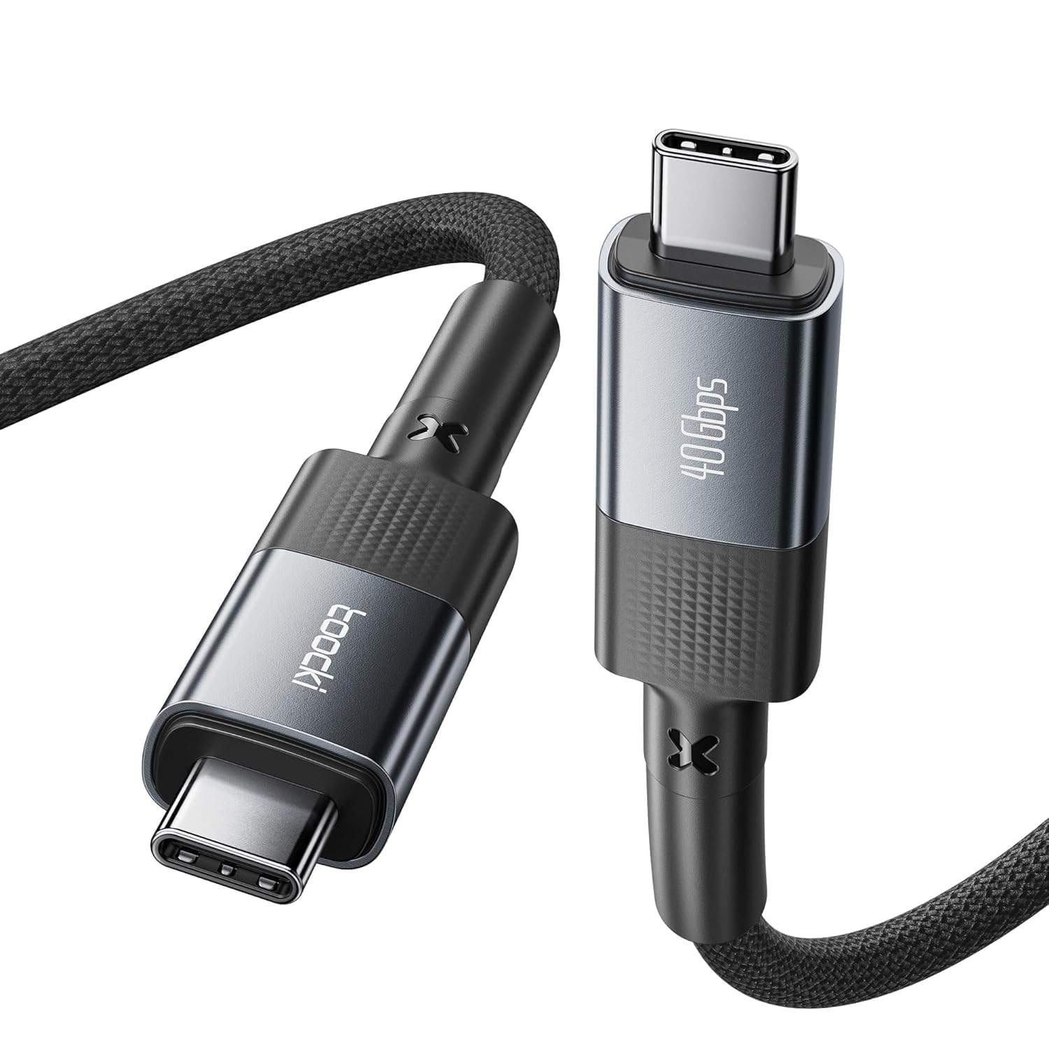 INICIO USB 4 USB-C Cable For Thunderbolt 5/4/3, 8K Video, 240W Fast Charging, 40Gbps Data Transfer For Macbook iPad Pro Air M5 M4 iPhone 17 16 15 Pro Max Galaxy S25 S24 Type C Monitor eGPU (1m)