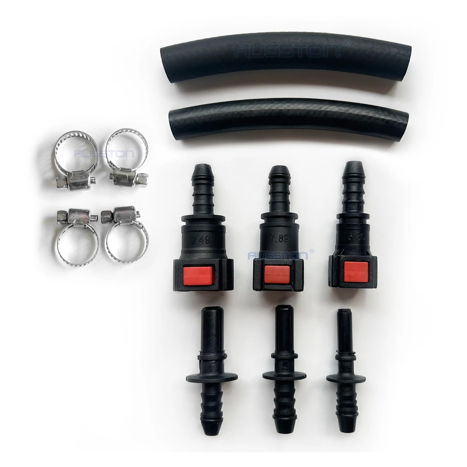 Kit Test Pressione Carburante - Manometro Tester Pompa Iniezione 0-100PSI for Auto, Moto, Camion Monitoraggio di Precisione