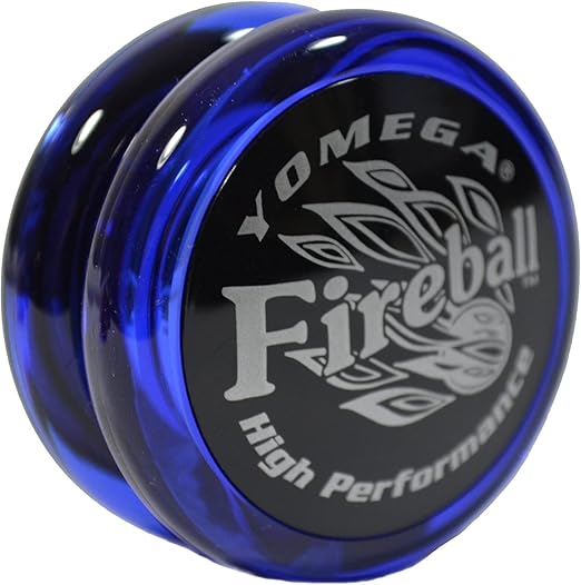 Yomega Fireball YoYo -HIGH Performance Responsive Transaxle Yoyo, Great for String Tricks for Advance Players to Perform Like Pros + Extra 2 yo yo Strings & 3 Month Warranty (Dark_Blue)
