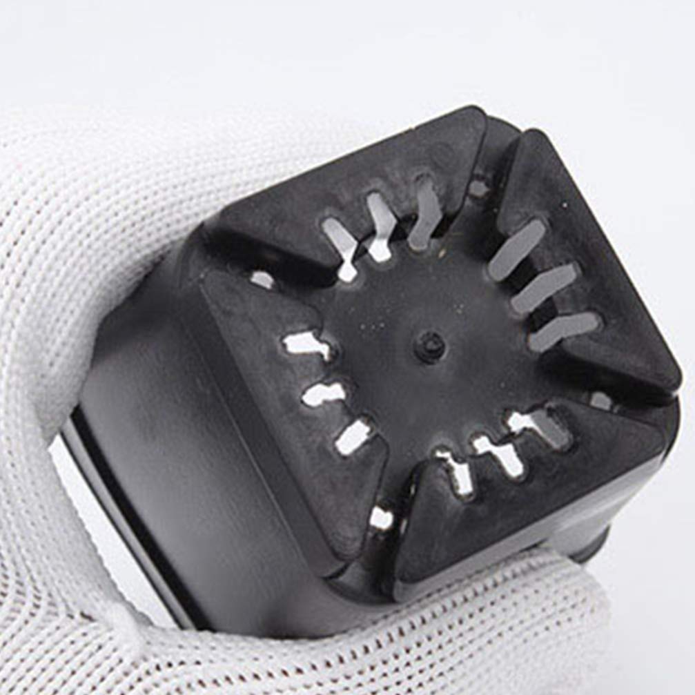 DOITOOL Godet pour Semis Noir 50Pcs - Carré Pots de Plantes en Plastique-Petit Pot de Fleur Interieur Exterieur (Noir/ 6x6x6.5cm)