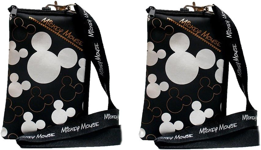 Disney Mickey Mouse Lanyard 4 Pack Silver