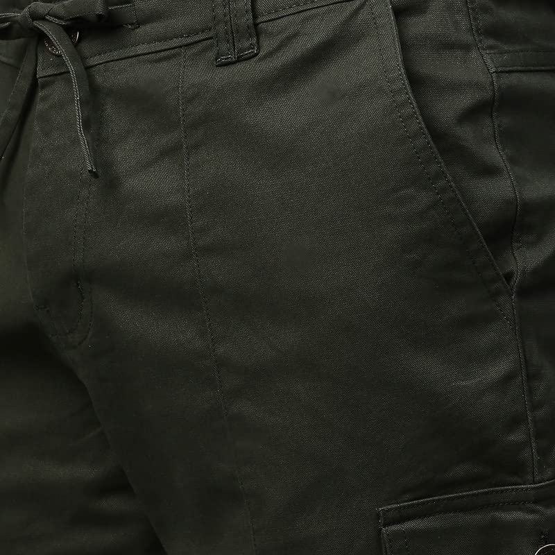Image of Hubberholme Men Cargo Shorts - Lightweight Regular Fit Lounge Shorts - Stretchable Pure Cotton Shorts for Men's Sports, Short with Pocket for Running /Gyming Athleisure Shorts with Extra Comfort