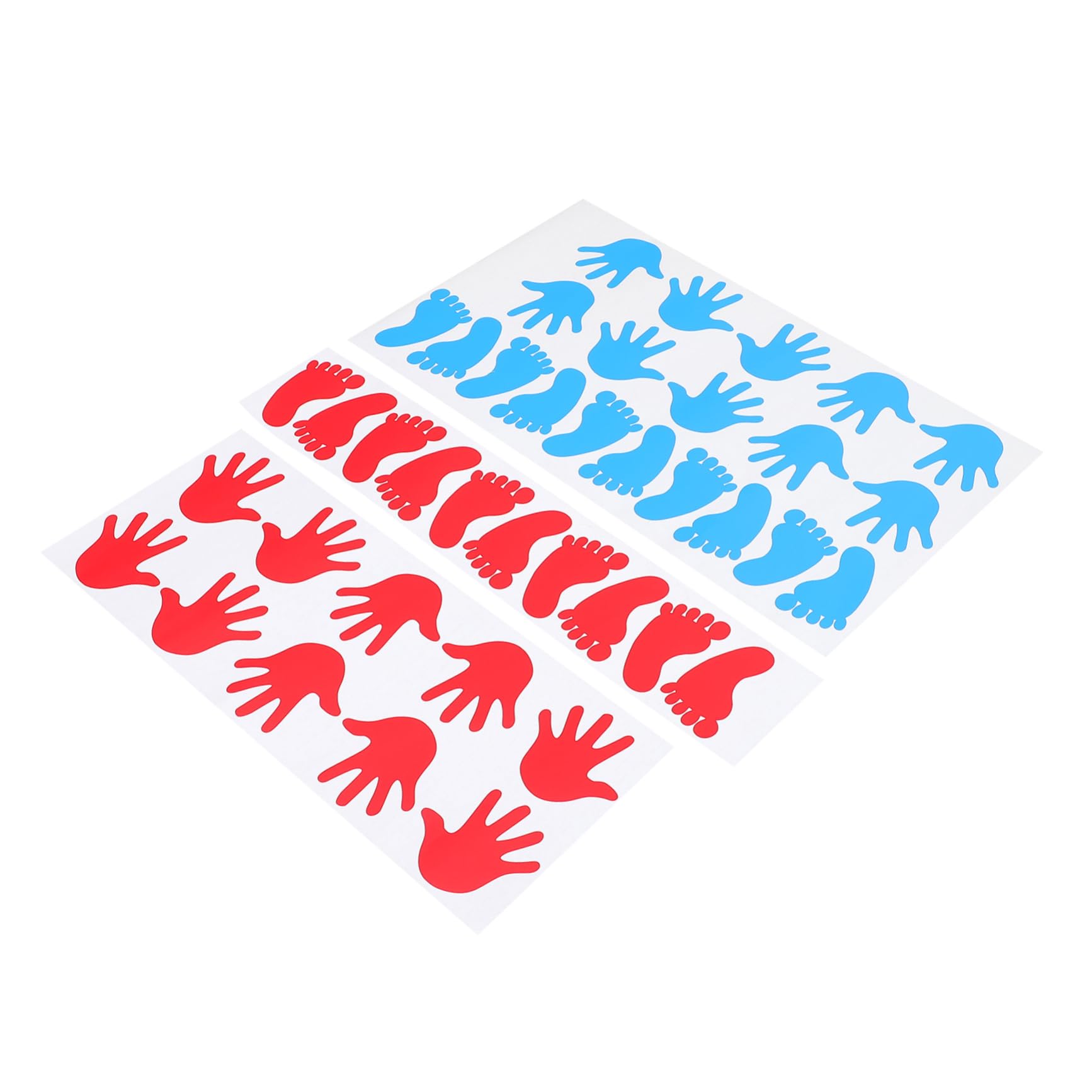 DOITOOL 160piezas Pegatinas Autoadhesivas De Manos y Pies Para Decoración Infantil Coloridas Para Guardería Habitación y Sala De Resistente y Fácil De Aplicar