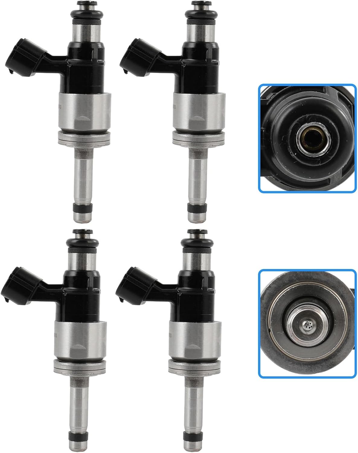 SCITOO 4PCS Fuel Injectors Replacement For 2021-2022 For LEXUS For ES250, For 2019-2022 For LEXUS For ES300H, For 2019-2022 For TOYOTA For AVALON OEM FJ1451, 232092501001 6 Holes