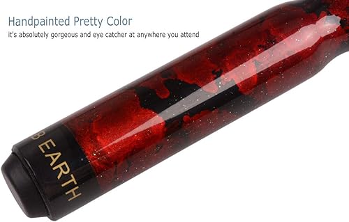 Miniatura 3 de Kit de palo de billar con punta de 13 mm y diseño ergonómico de 58 pulgadas, palo de arce canadiense con estuche duro