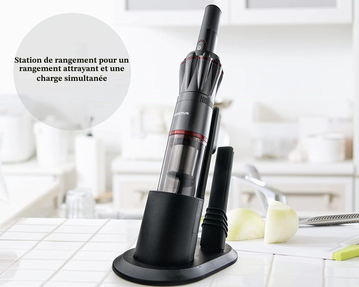 Genius Invictus One 1.0 Aspirateur à main 12 pièces Anthracite