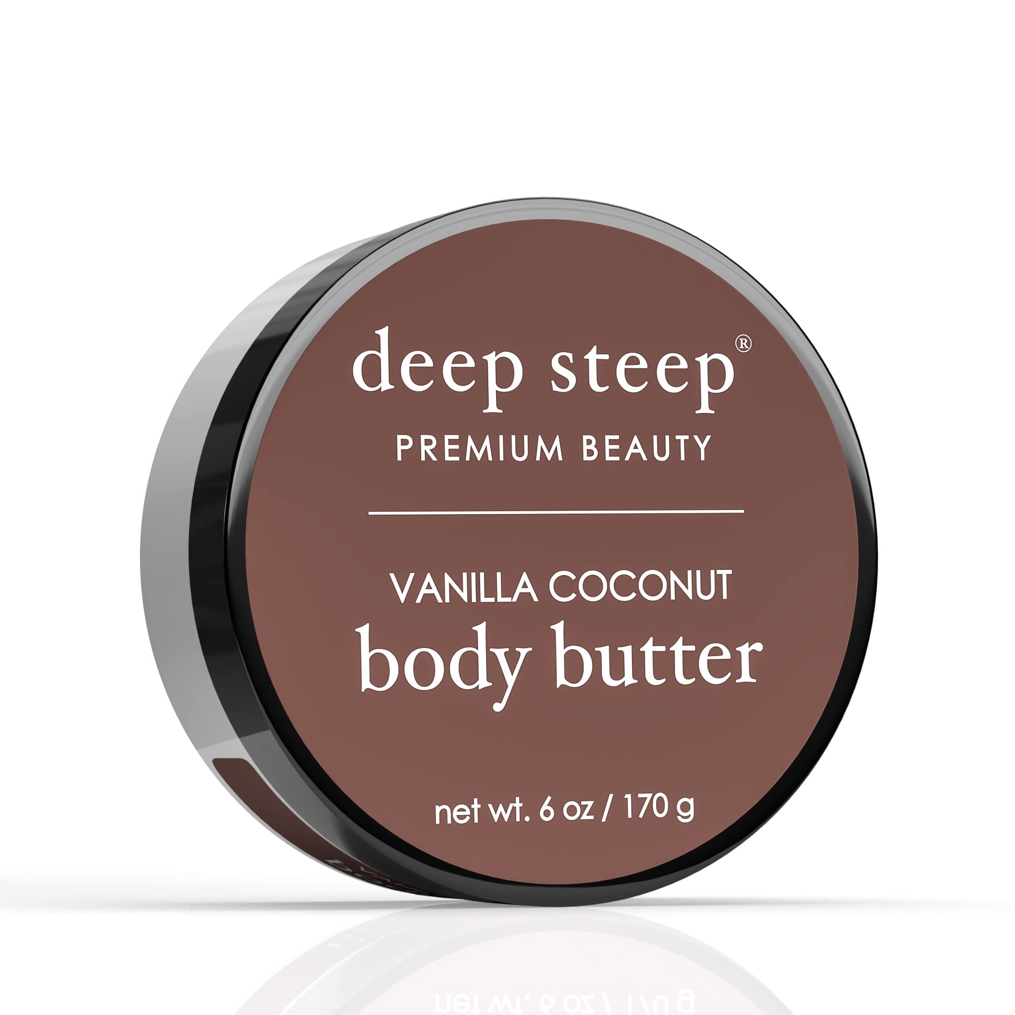 Deep Steep Body Butter 6oz and 3oz (Vanilla Coconut, 6oz.)