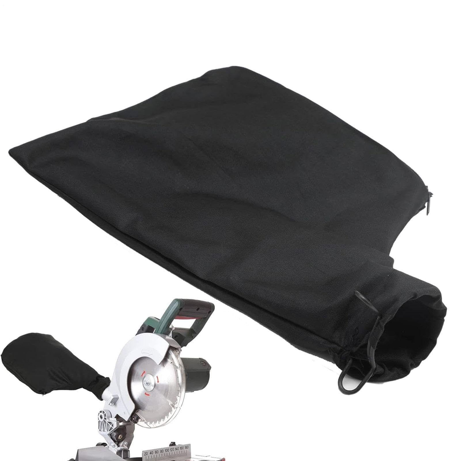 Muiltvoe Miter Saw Dust Bag, Planer Bag, Mitre Saw Dust Proof Cover, for Belt Sander Parts Miter Accessories Easy Carry Woodworking Workshop