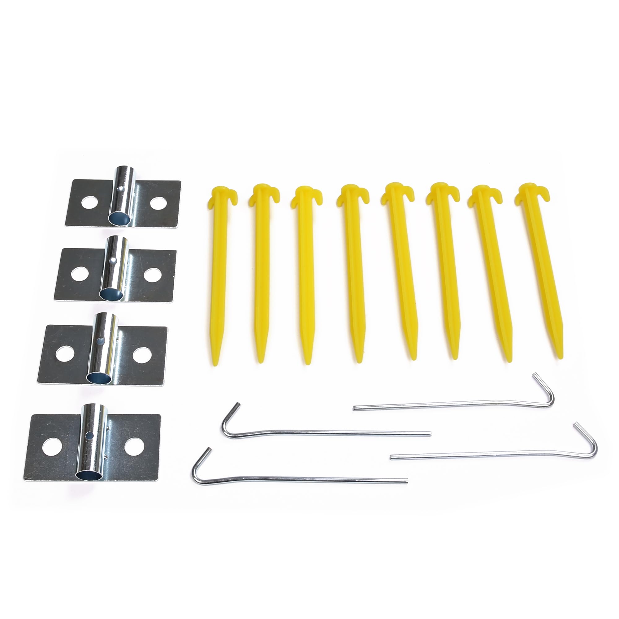 your GEAR Windbreak Pole Set - Barras telescópicas de aluminio para camping, protección visual y contra el viento, estable y fácil montaje - 100 a 180 cm