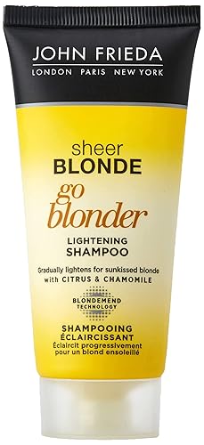 John Frieda Sheer Blonde Go Blonder Champú Aclarador Tamaño Viaje 1.7 fl oz