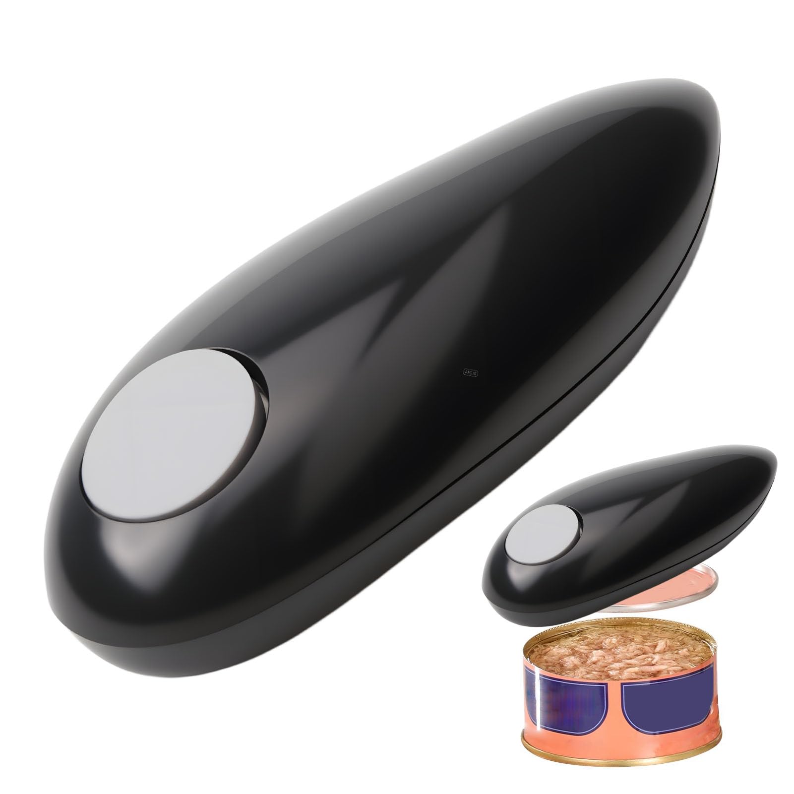 Electric Can Opener Tin Opener Hand Free for Arthritis Hands Can Openers with One Touch Switch Button Automatically Open No Sharp Edges Any Size Cans for Cooks and Housewives