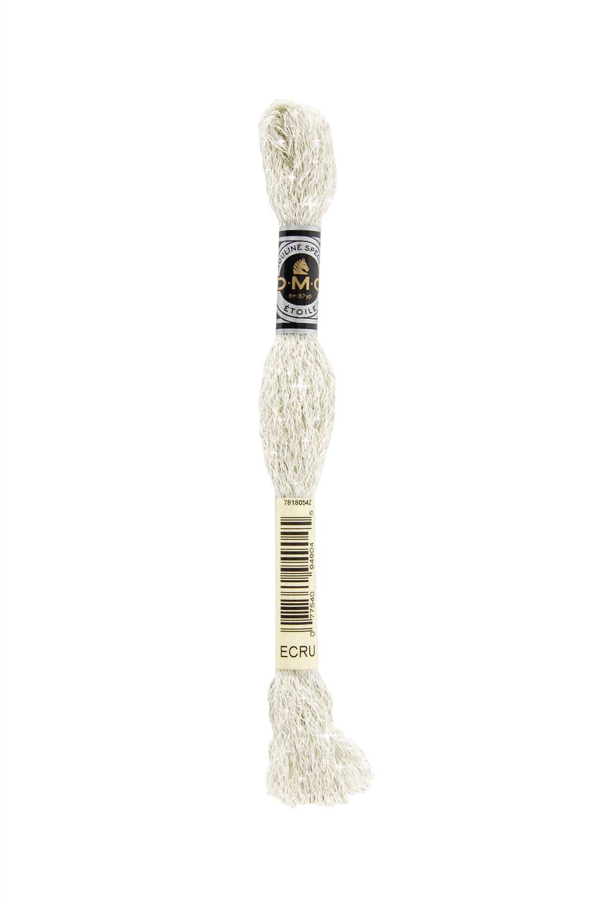DMCCORPORATION DMC 6-Strand Etoile Floss 8.7yd-Ecru Embroidery Accessory, Cream
