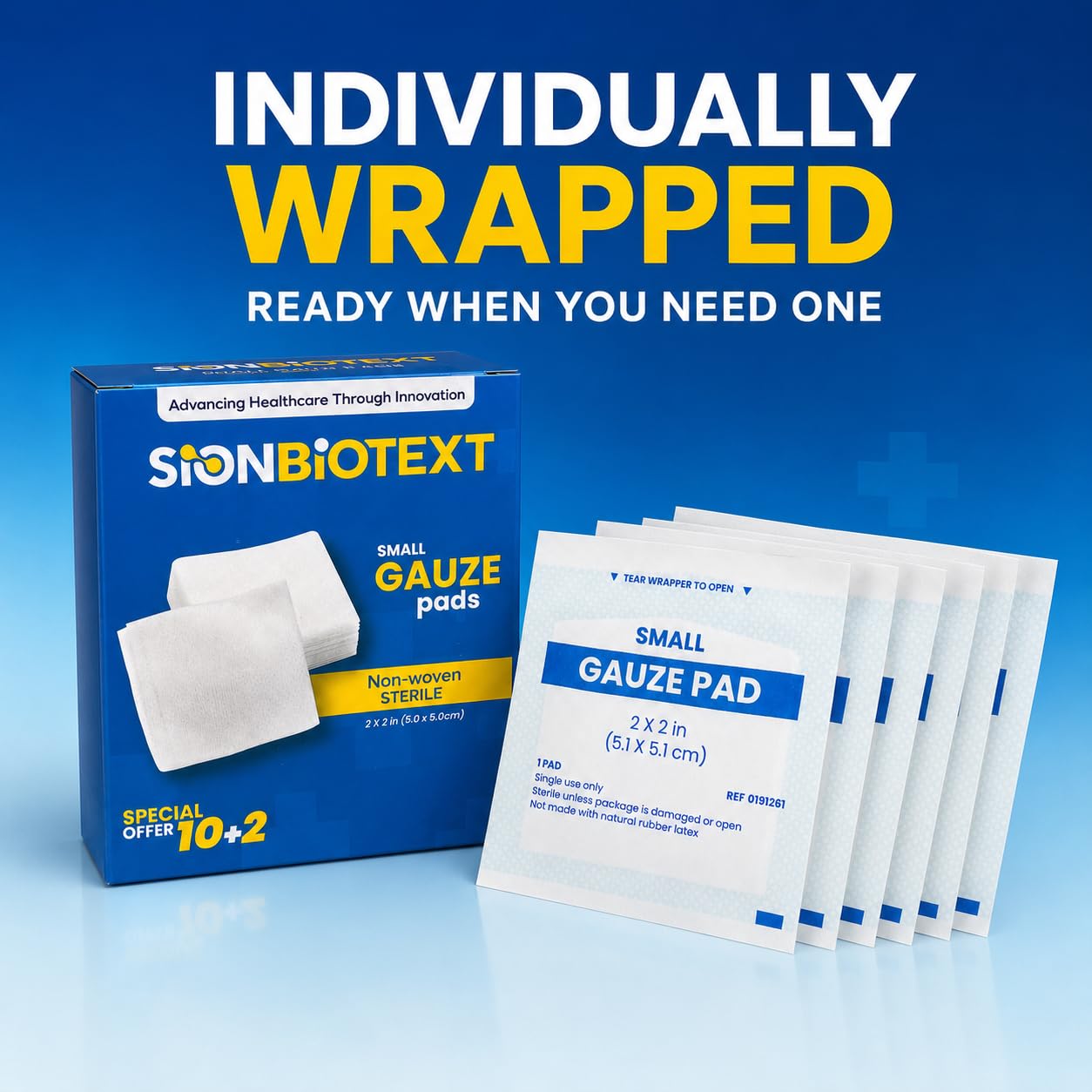 Sterile Gauze, 72 Count, EO-Sterilized — Amazon image 3