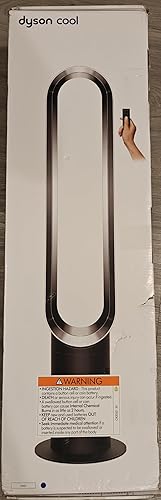 Cool™ Ventilador de torre AM07 Negro/Níquel, paquete grande AM07BLACK con paño de limpieza