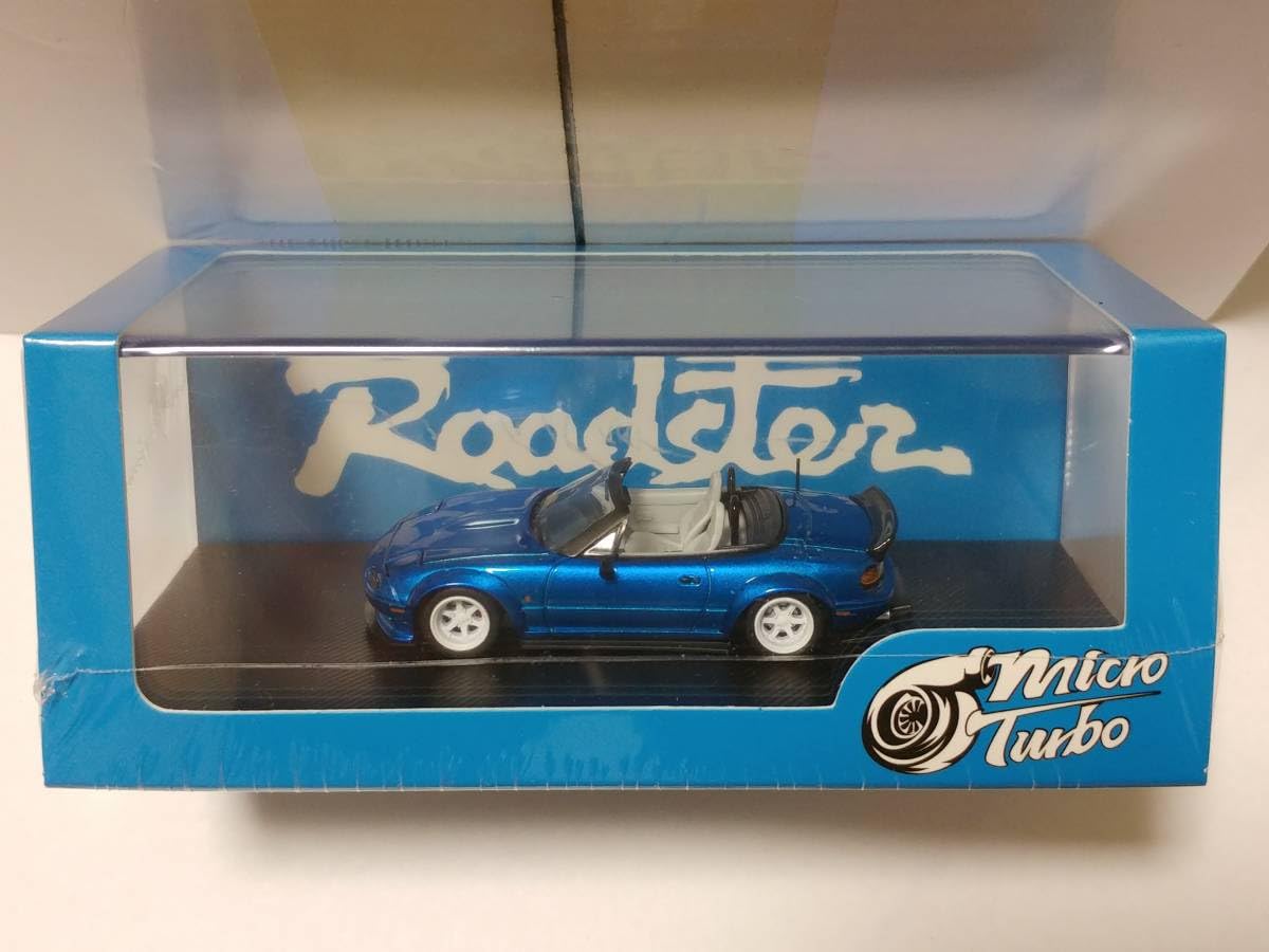 Amazon | 1/64 Micro Turbo マツダ ロードスター NA ブルー | ミニカー