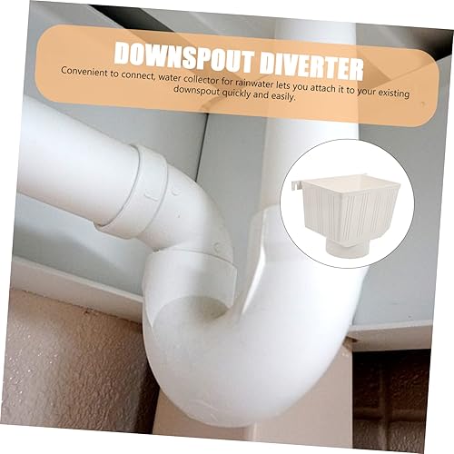 Miniatura 5 de Recogida de canaleta de descenso de canalón de lluvia Barriles de lluvia para recoger agua de lluvia de canaleta desviador de agua de lluvia