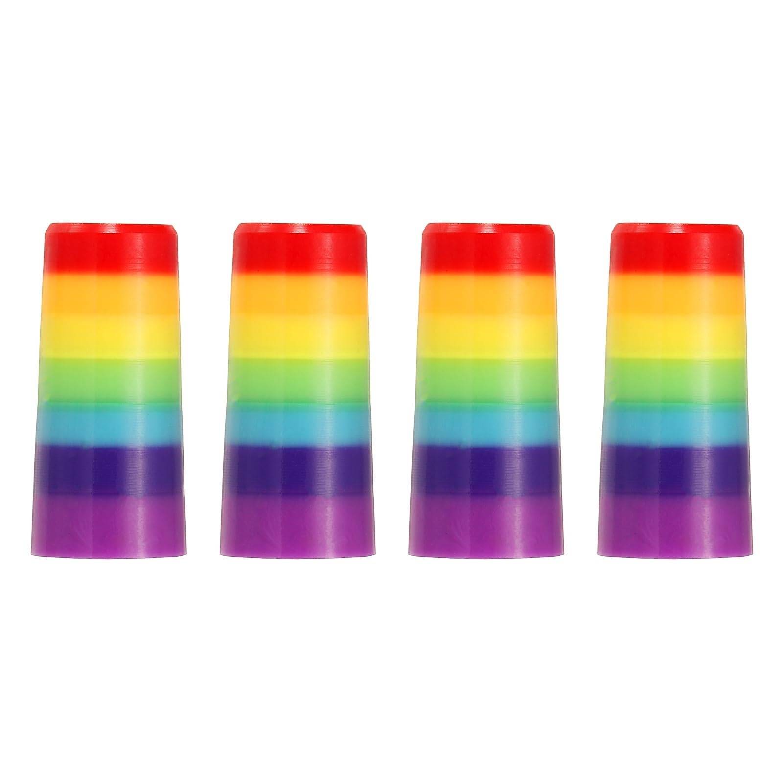 YELARXI Golf Iron Ferrules, Golf Club Ferrules Fits 0.35In Tapered Steel Shafts Plastic Golfing Accessories 10Pack & Rainbow-Fitting for (Golfing Club Repair/Replacement)