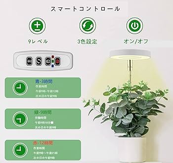 HaruDesign 植物育成LEDライト 3点セット HaruDesign 植物育成LEDライト GL-X 6K FtW 白色系 5800ケルビン