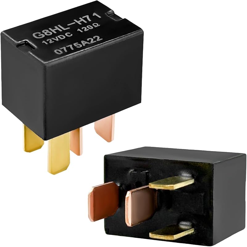 Relé automotivo do ar-condicionado e partida Suvnie G8HL-H71-12VDC 12 V 30 A com 4 pinos – Pacote com 2