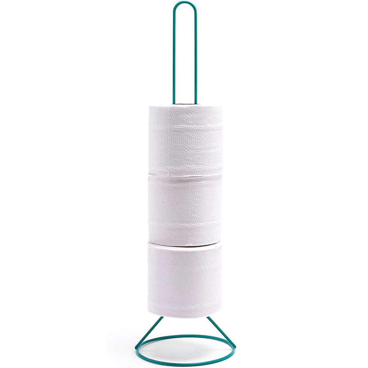 MSV 141336 Toilet Roll Holder, Plastic, green, 14.5 x 50.5 cm, 30 x 20 x 15 cm - Image 2