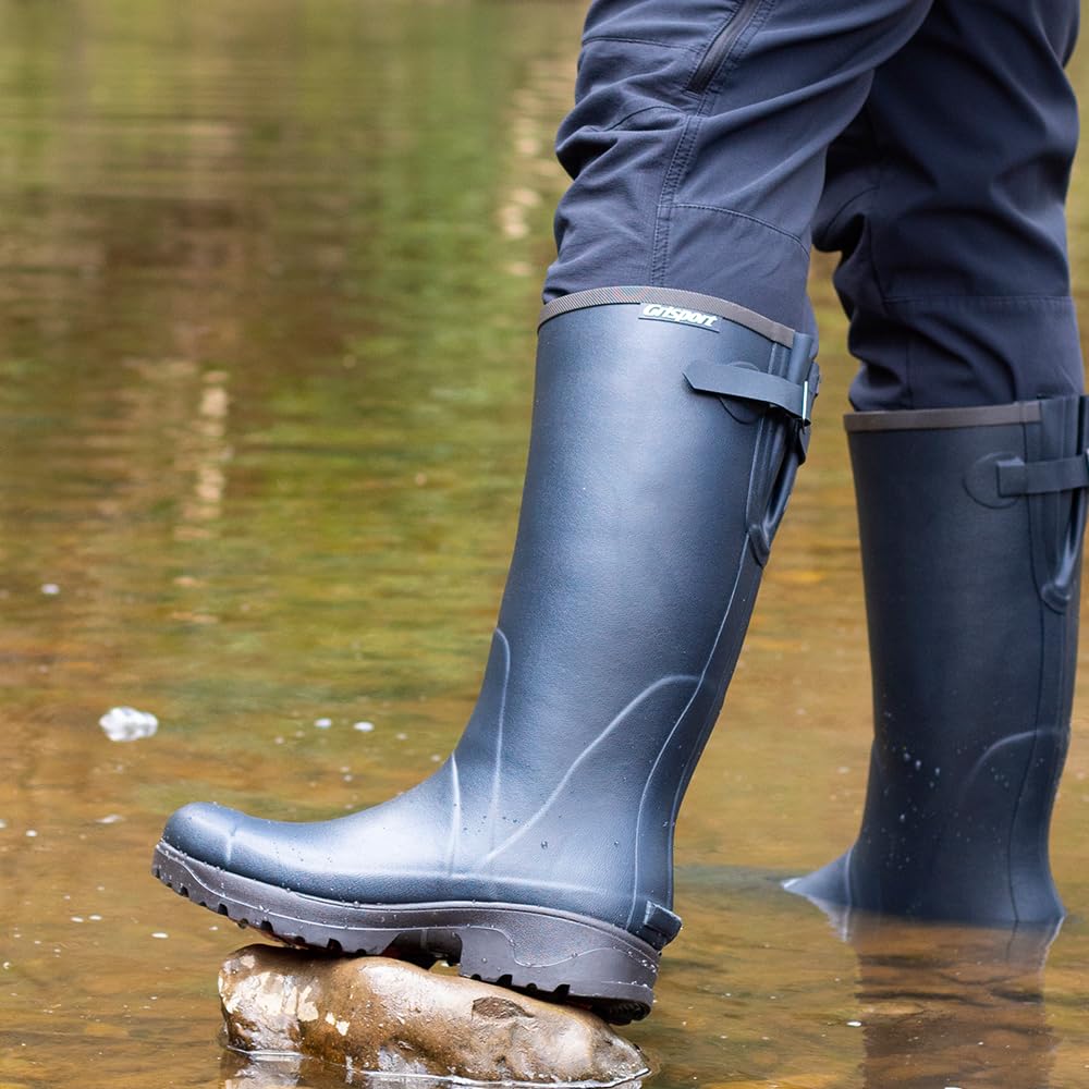 GriSport Stream Gummistiefel für Herren und Damen, Neopren, Angeln, Jagd, Bauernhof, Stiefel