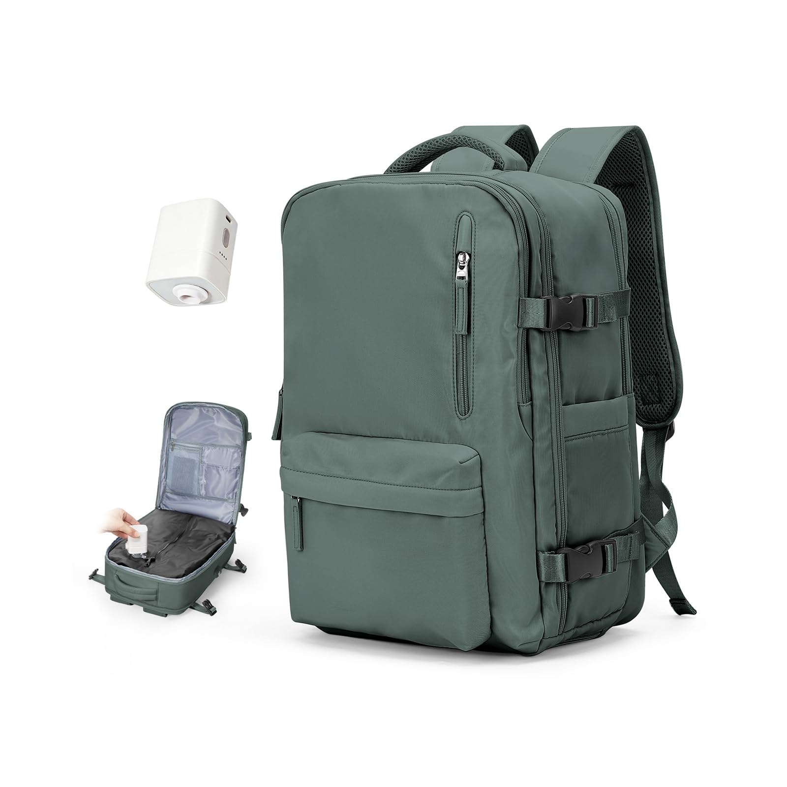 BJLFS Mochila Viaije Cabina Avion 40×30×20 Ryanair Wizzair Mochila al Vacío Equipaje de Mano 40x20x25 Maletas De Viaje Cabina Bolsa de Viaje Mujer para Cabina avion Mochila Portatil 14 Pulgadas