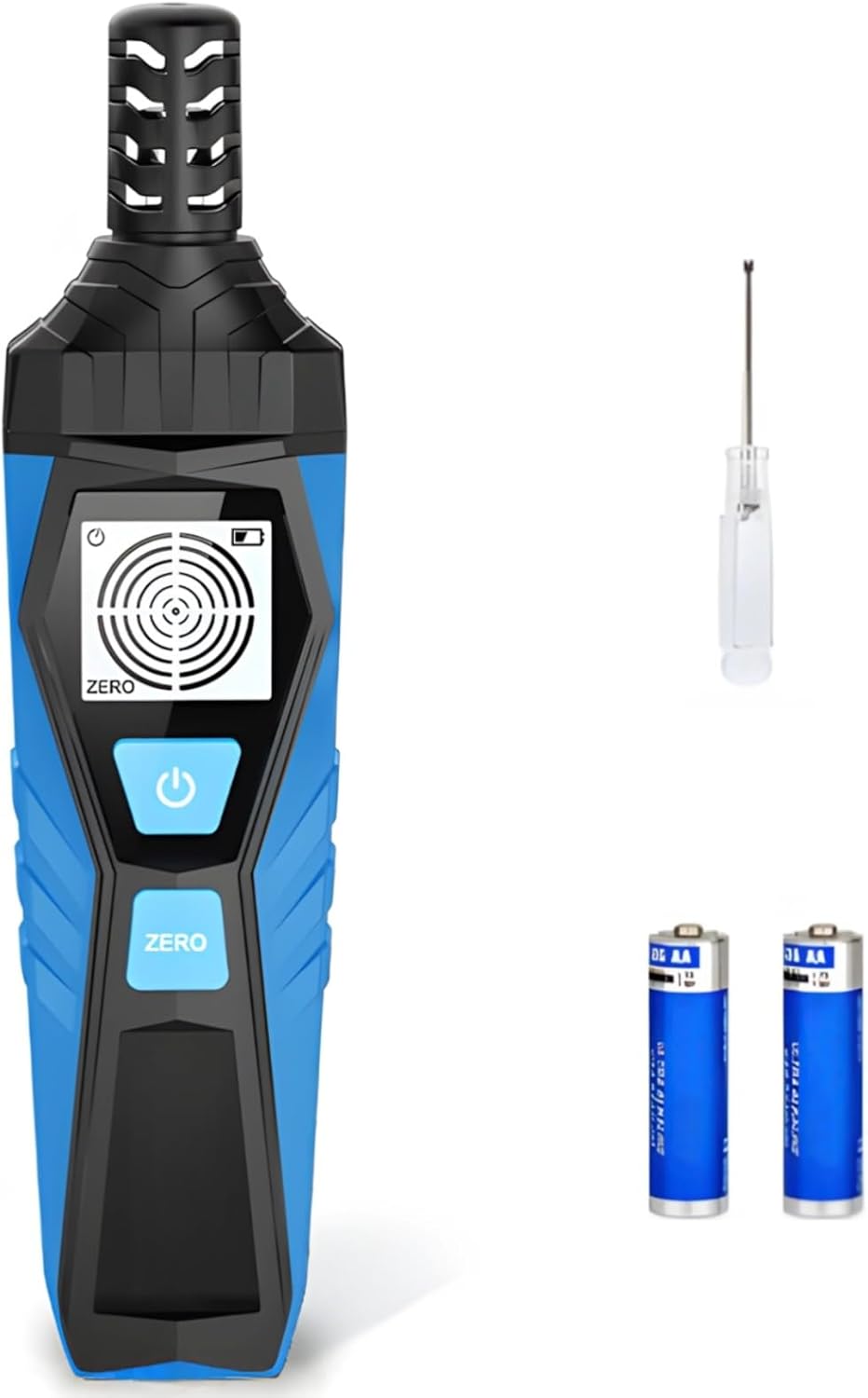 Compact Combustible Gas Detector, Natural & Coal Gas Tester with LCD, Abs Build, Screwdriver & Batteries Included