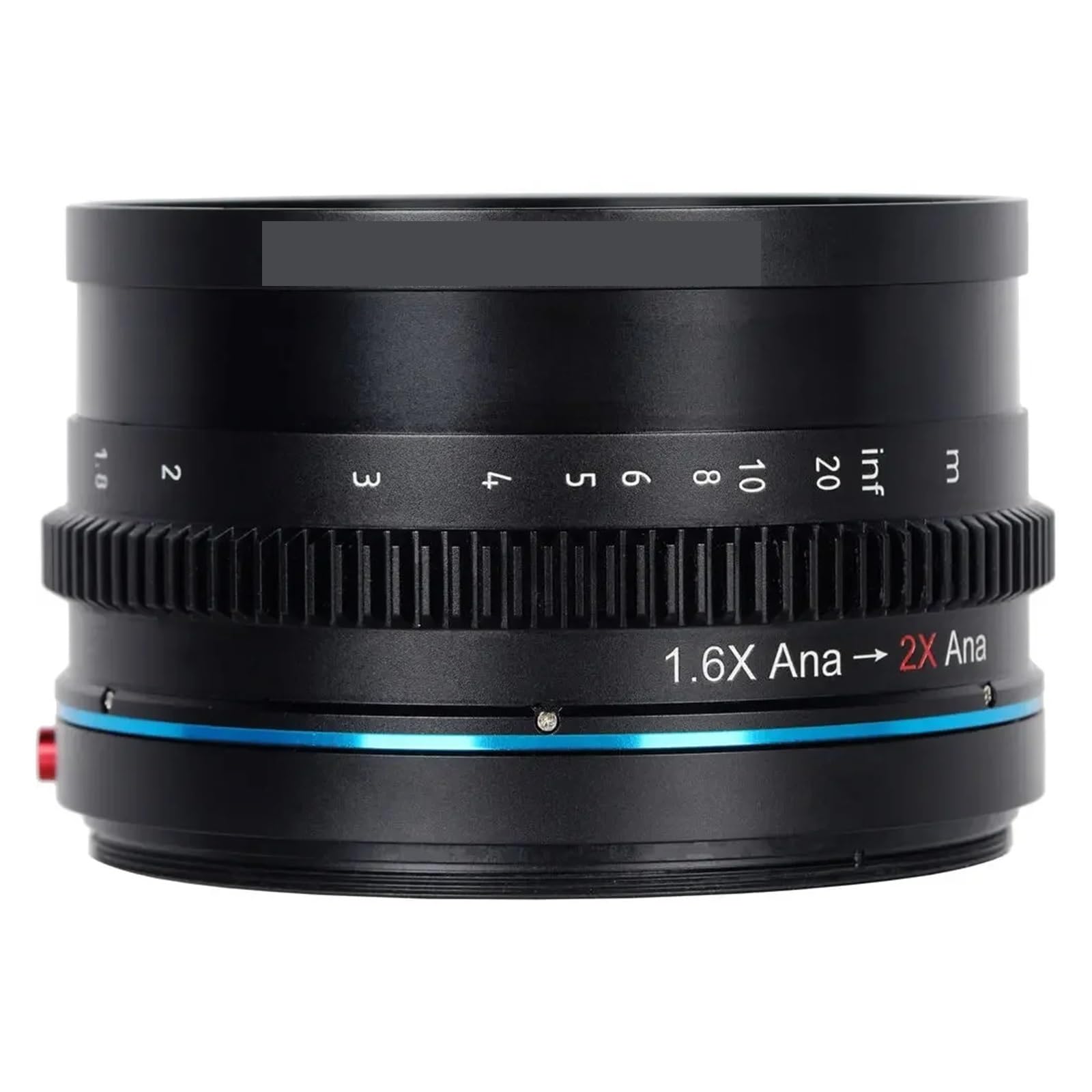 1,25-facher anamorphotischer Squeeze-Adapter for Objektive mit einem Frontdurchmesser von bis zu 85 mm und einem 82-mm-Gewinde