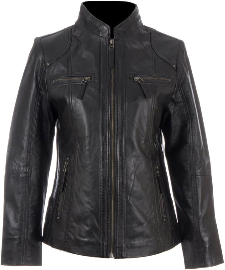 Veste Cuir Femme Veste En Cuir Véritable Aviatrix Pour Femme