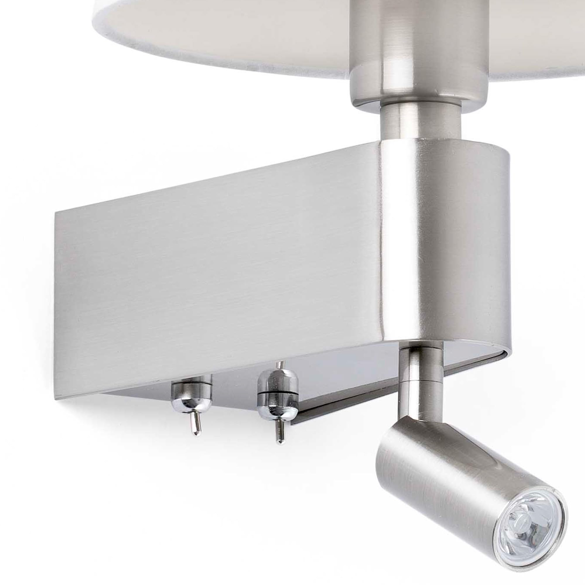 Faro Barcelona 29976 - ROOM Aplique blanco con lector LED