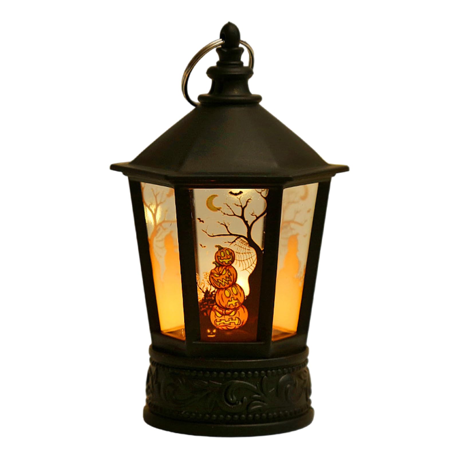 Jazuaiao LED Halloween Pumpkin Hand Lamp Delicate Pumpkin Shape Electronic for a Pleased Indoor Outdoors Halloween Use