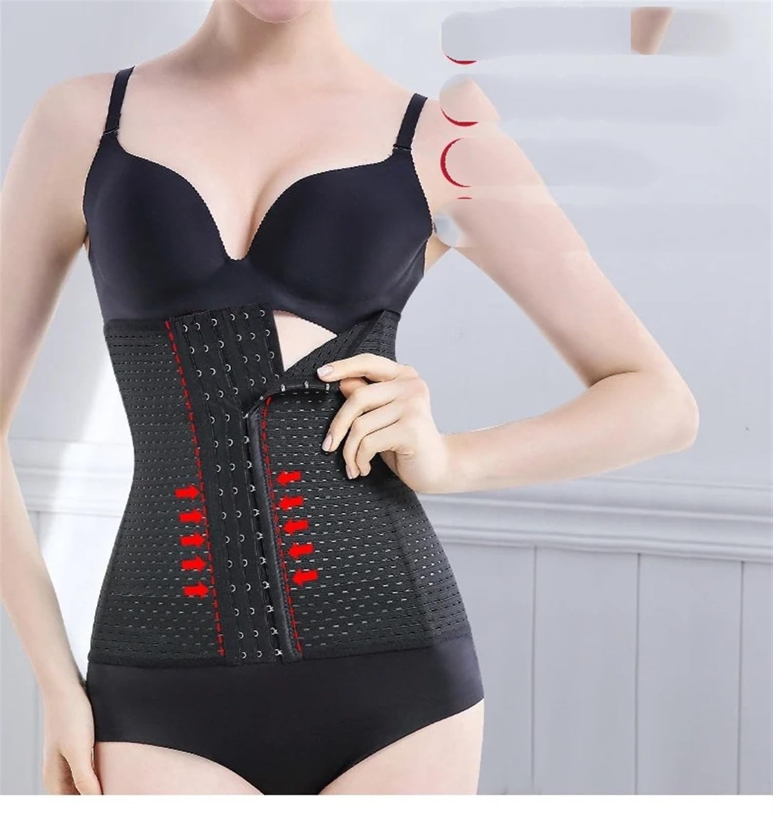TTDGYYXW Corsé Moldeador de Cintura para Mujer, Ropa Interior Adelgazante, Vientre, cinturón Reductor con Correa Mong