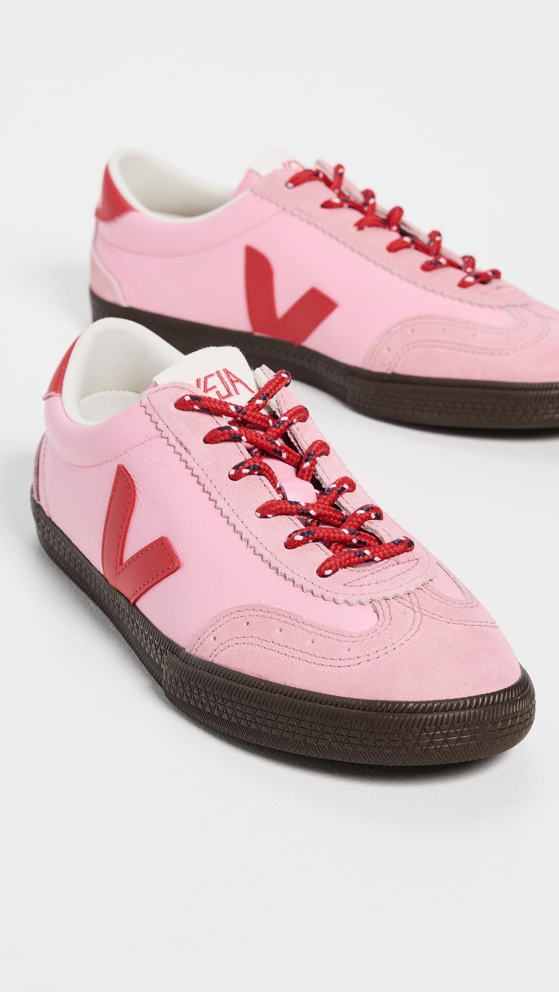 VEJA Volley, Zapatillas Hombre^Mujer, Rouge (Burgundy Rose Fluo), 37