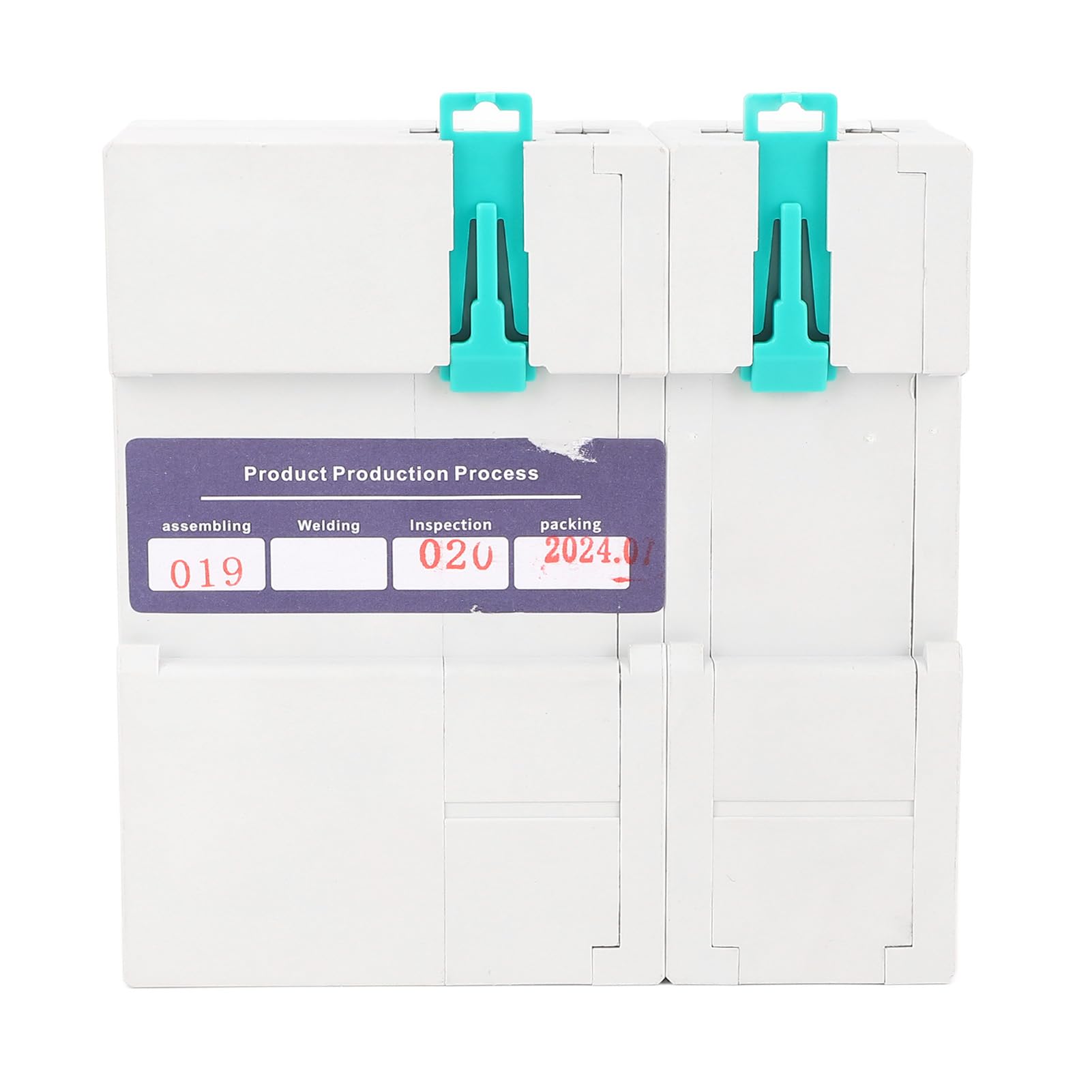 Tissting Doppelstrom Automatik Transfer Schalter 4P 63A Unterbrechungsfreie Stromversorgung 35mm Hutschiene Mini ATS - Netzumschalter für Haushalt PZ30 Verteilerkasten