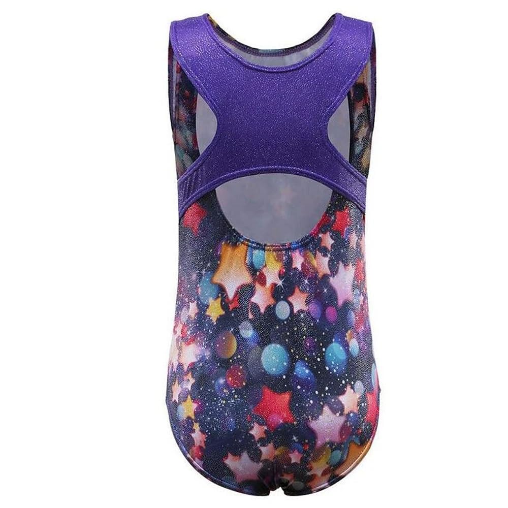Medias De Gimnasia Medias For Niñas Spandex Alto Elástico Transpirable Brillante Sirena Sin Mangas Ballet Danza