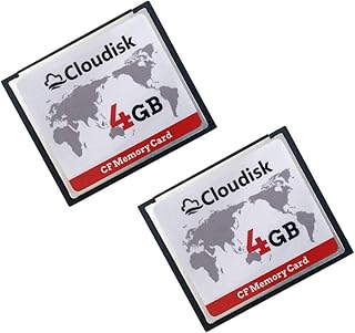 Cloudisk Compact Flash Memory Card CF Card High Speed Reader Camera Card for DSLR (4GB2PK)