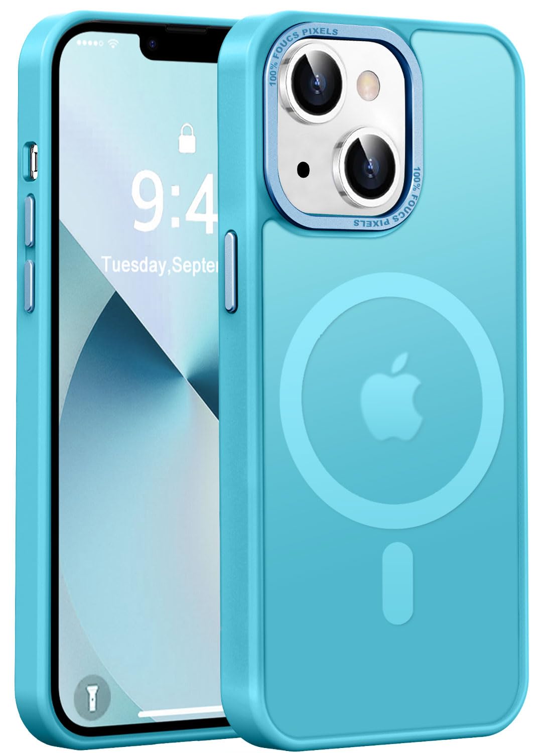 Newfuture Strong Magnetic Compatible with iPhone 17 Pro Case [13 FT Military Drop Protection] [Compatible with Magsafe] Slim Translucent Matte Shockproof with Anti-Fingerprint Phone Case, Tender Pink — view 158
