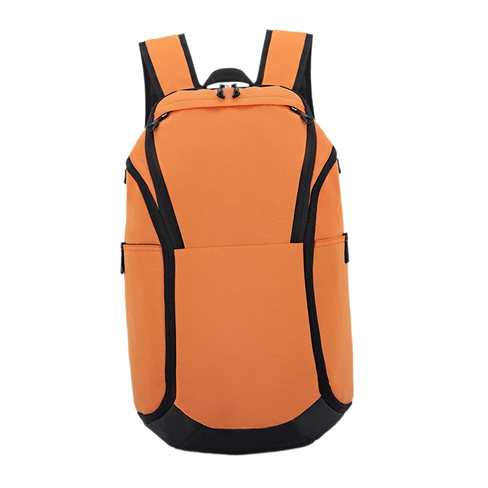 MERISHOPP Basketball Backpack Adjustable Straps Daypack Football Equipment Storage Bag Orange-image-40