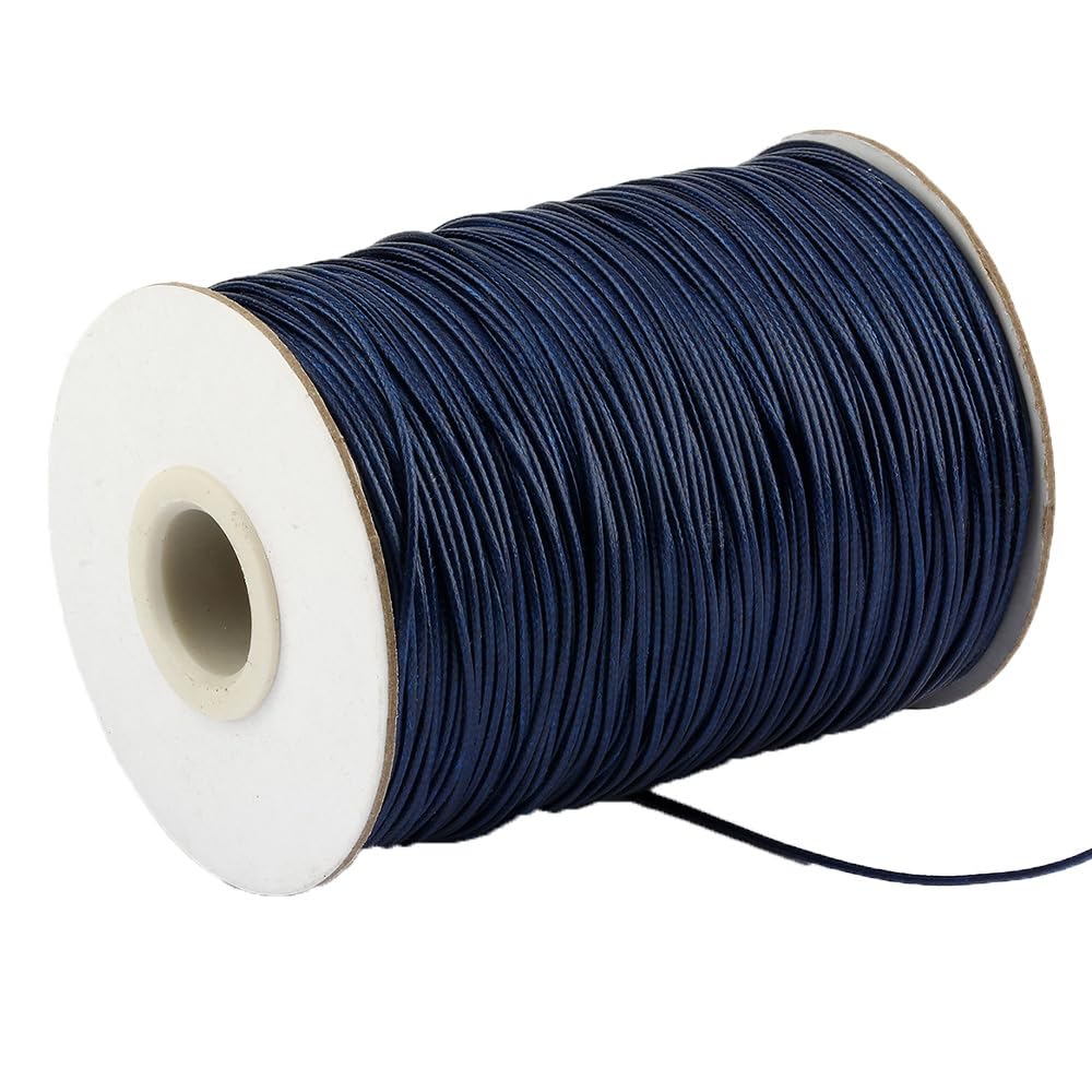 1 rollo de cuerda de cera para pulseras, 1 rollo, cordón de algodón encerado, multicolor, elástico, cuerda de nailon, 4 mm x 40 m, cordón de cera, cuerda de nudos, banda de goma para manualidades,