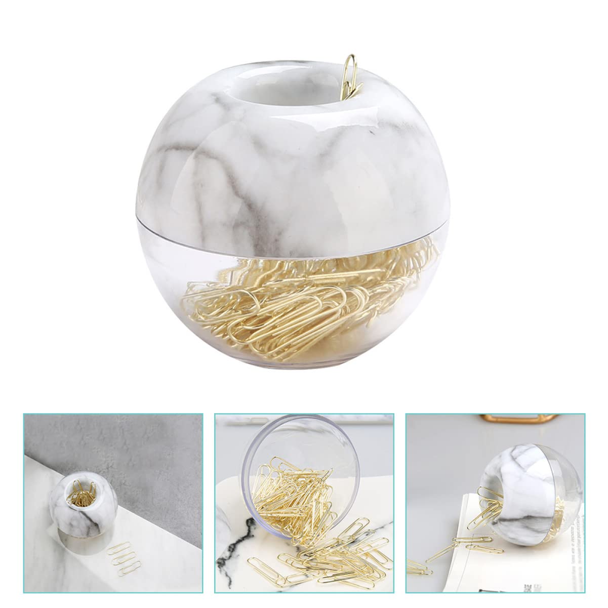5 Set Graffetta Per Fogli Piccole Graffette Dorate Fermacarte Per La Scuola Clip Cartelline Portadocumenti Faldoni Portadocumenti Fermagli Per Banconote D'oro Metallo 100 Pezzi * 5